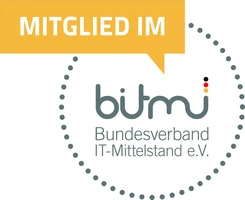 Logo „Mitglied im Bundesverband IT-Mittelstand e.V.“
