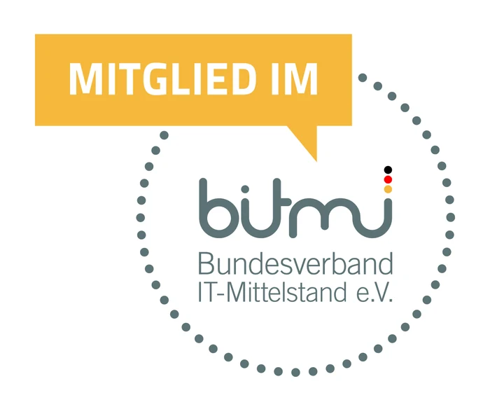 Logo „Mitglied im Bundesverband IT-Mittelstand e.V.“